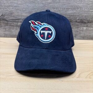 Tennessee Titans Hat Cap Strap Back Blue NFL Football Logo Adjustable Game Day